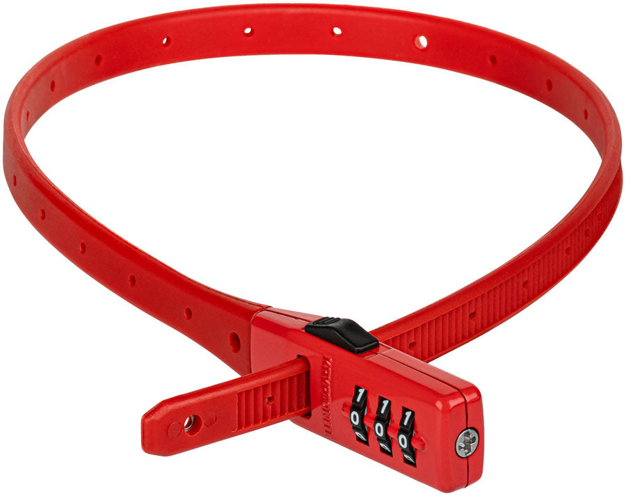 Kryptonite Click Lock Combo Lock - 530mm Red