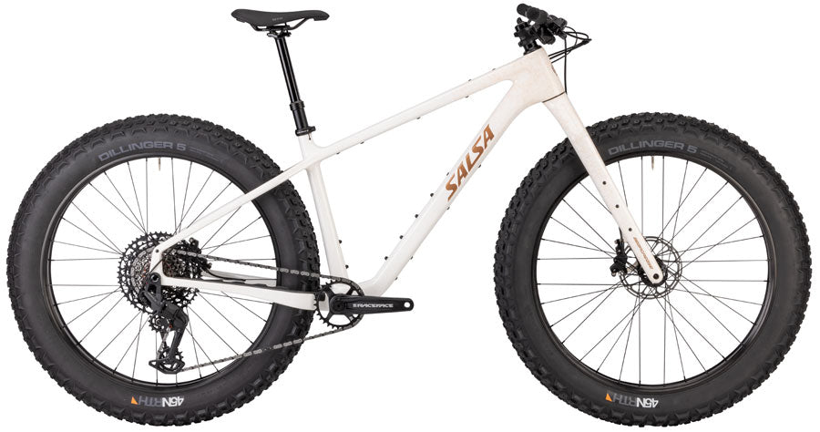 Salsa Beargrease C Eagle 70 Transmission - 27.5" Carbon Frost White Medium