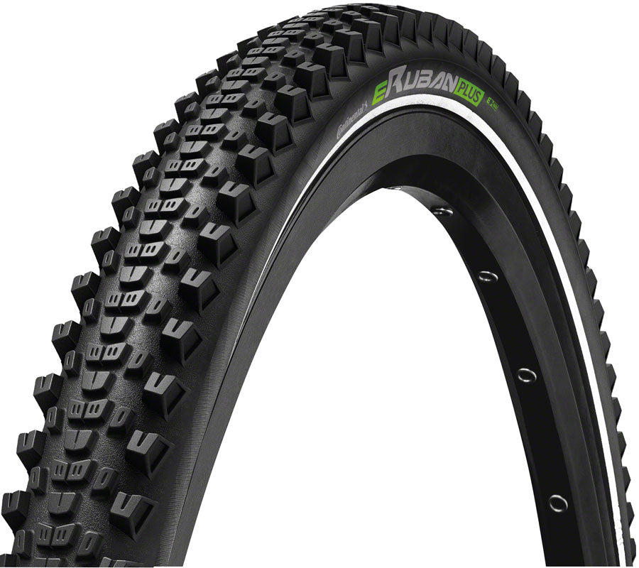 Continental eRuban Plus Tire - 29 x 2.60 Clincher Wire BLK/Reflex PolyX Breaker PureGrip Plus Breaker E50