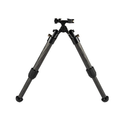 Linkogear HB-C01 Carbon Fiber Bipod QD Picatinny Mount, 10in - Brn or Blk