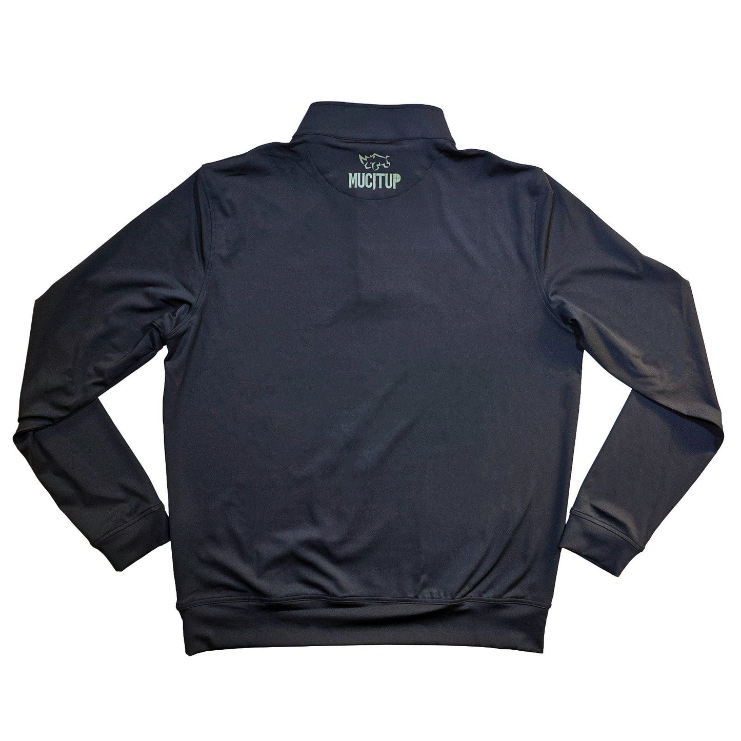 MUCITUP MUCTAC 1/4 Zip Pullover Performance Tactical Quarter Zip Black