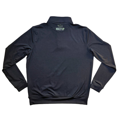 MUCITUP MUCTAC 1/4 Zip Pullover Performance Tactical Quarter Zip Black