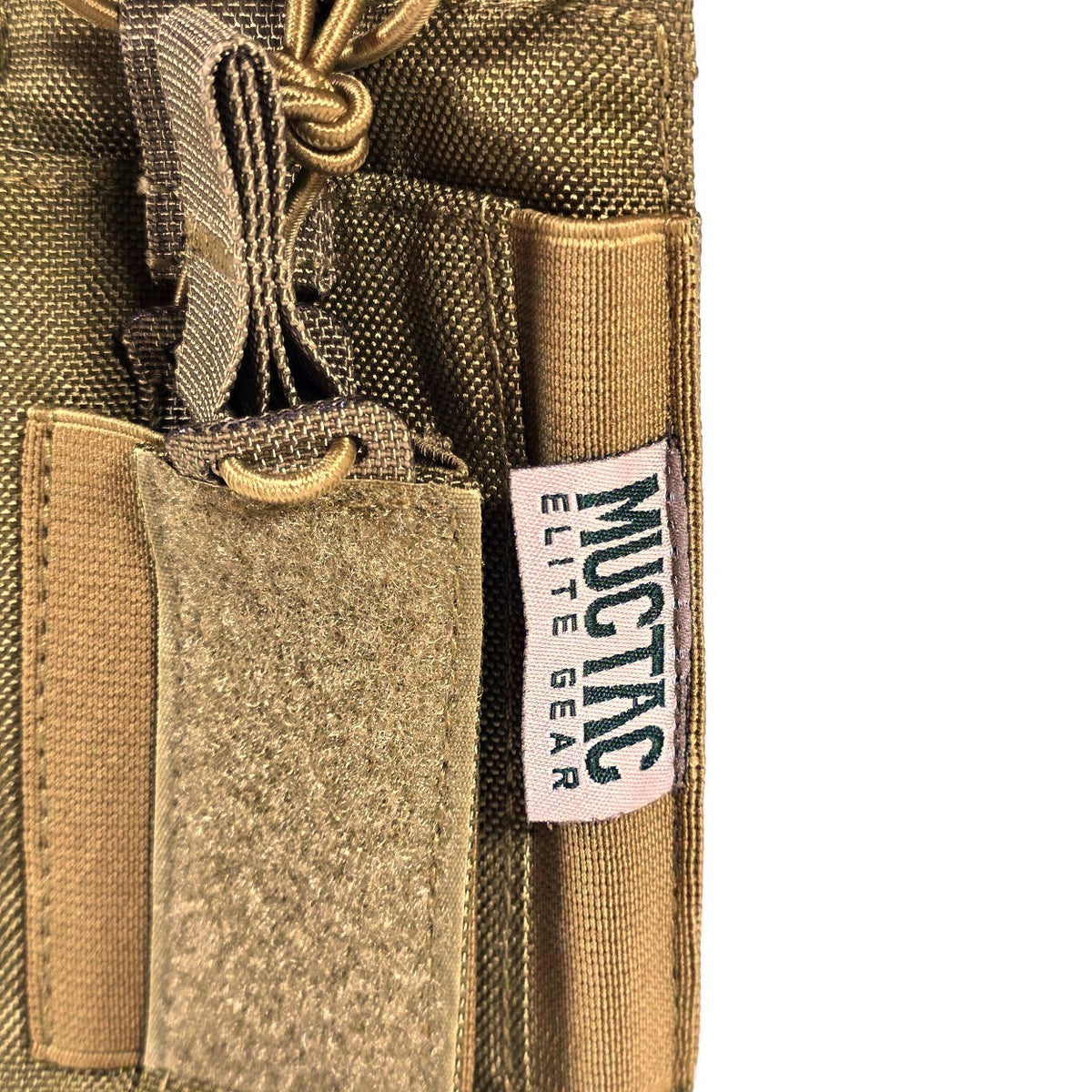 MUCTAC Kangaroo Triple Mag Pouch MOLLE 5.56 & 9mm 1000D Nylon Ranger Green