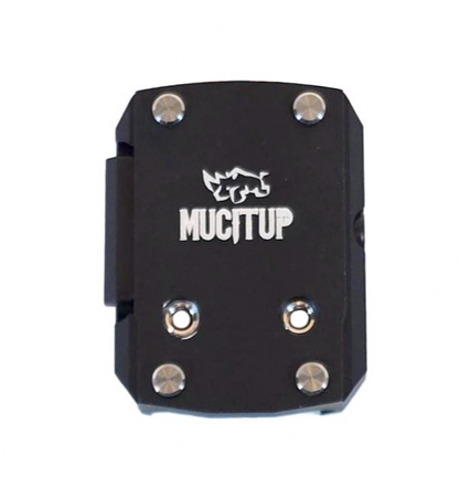 MUCTAC RMSc to Picatinny Adapter 6061-T6 Aluminum 21mm Base Stainless Inserts