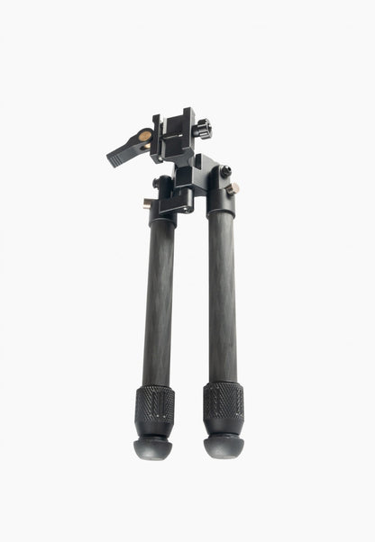 Linkogear HB-C01L Carbon Fiber Tac Bipod – QD Picatinny – Rubber & Spike Feet