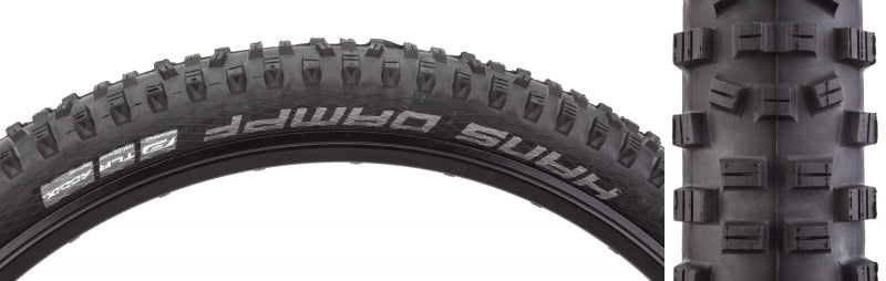 Schwalbe Hans Dampf Tire 29x2.35 Folding Tubeless Ready Addix Performance TwinSkin 67TPI Black
