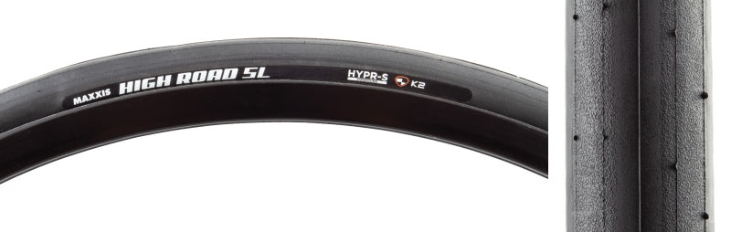 Maxxis High Road SL Tire - 700 x 25 Clincher Folding Black HYPR-S K2