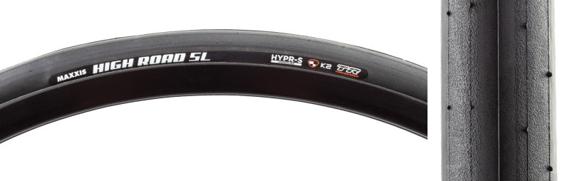 Maxxis High Road SL Tire - 700 x 25 Tubeless Folding Black HYPR-S K2 ONE70