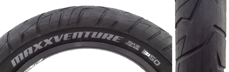 Maxxis MaxxVenture Tire - 20 x 4.0 Clincher Wire Black E-50