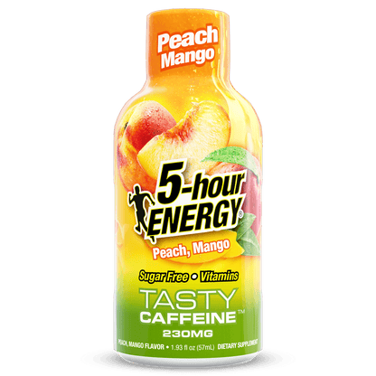 Peach Mango Flavor Extra Strength 5-hour ENERGY Shots