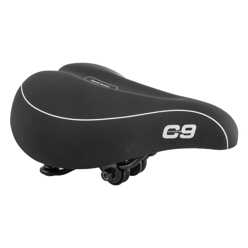 Cloud-9 Comfort Web Spring Comfort Steel Multi-Stage Foam Soft Touch Vinyl WR Coil/Web Spring Black 11x7.5`