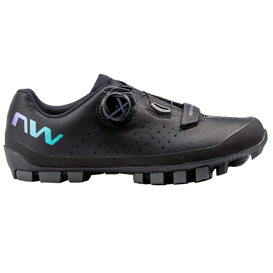 Northwave Hammer Plus Women MTB Shoes Black/Iridescent 42