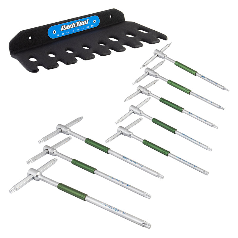 Park Tool THT-1: Set Chiavi Torx A T Scorrevoli Per Bici - Impugnatura Scorrevole