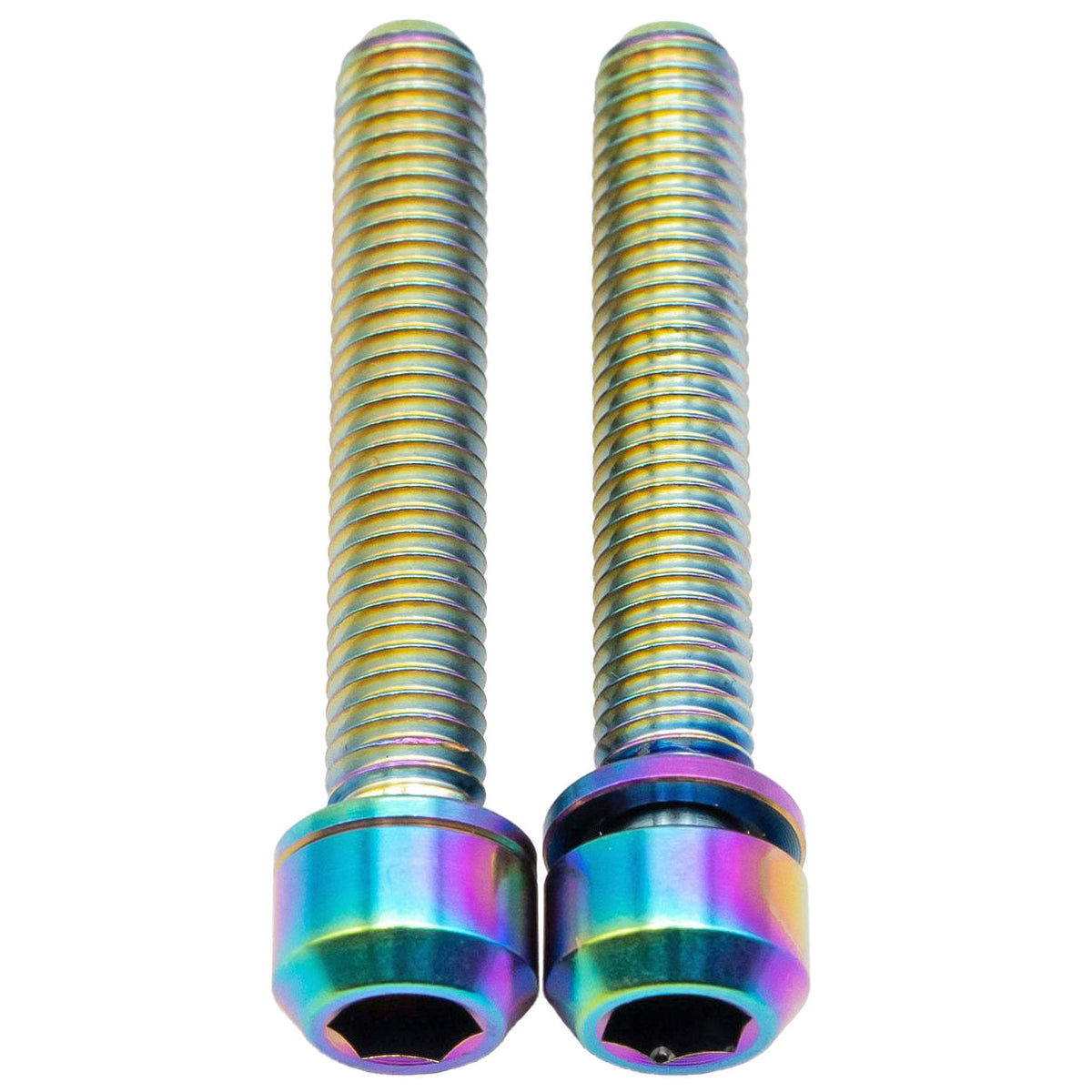 Better Bolts Enve Seat Post Clamp Ti Bolt Kit Rainbow 2/Count