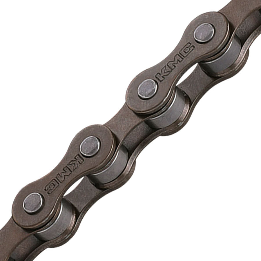 KMC S1 Chain - Single Speed 1/2" x 1/8 Brown/Brown Bulk 500 Foot Roll