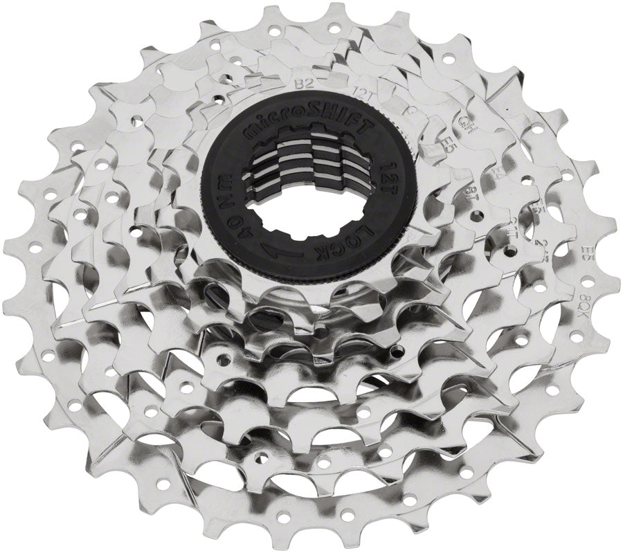 microSHIFT H07 Cassette - 7-Speed 12-32t Standard HG Silver Nickel-Plated