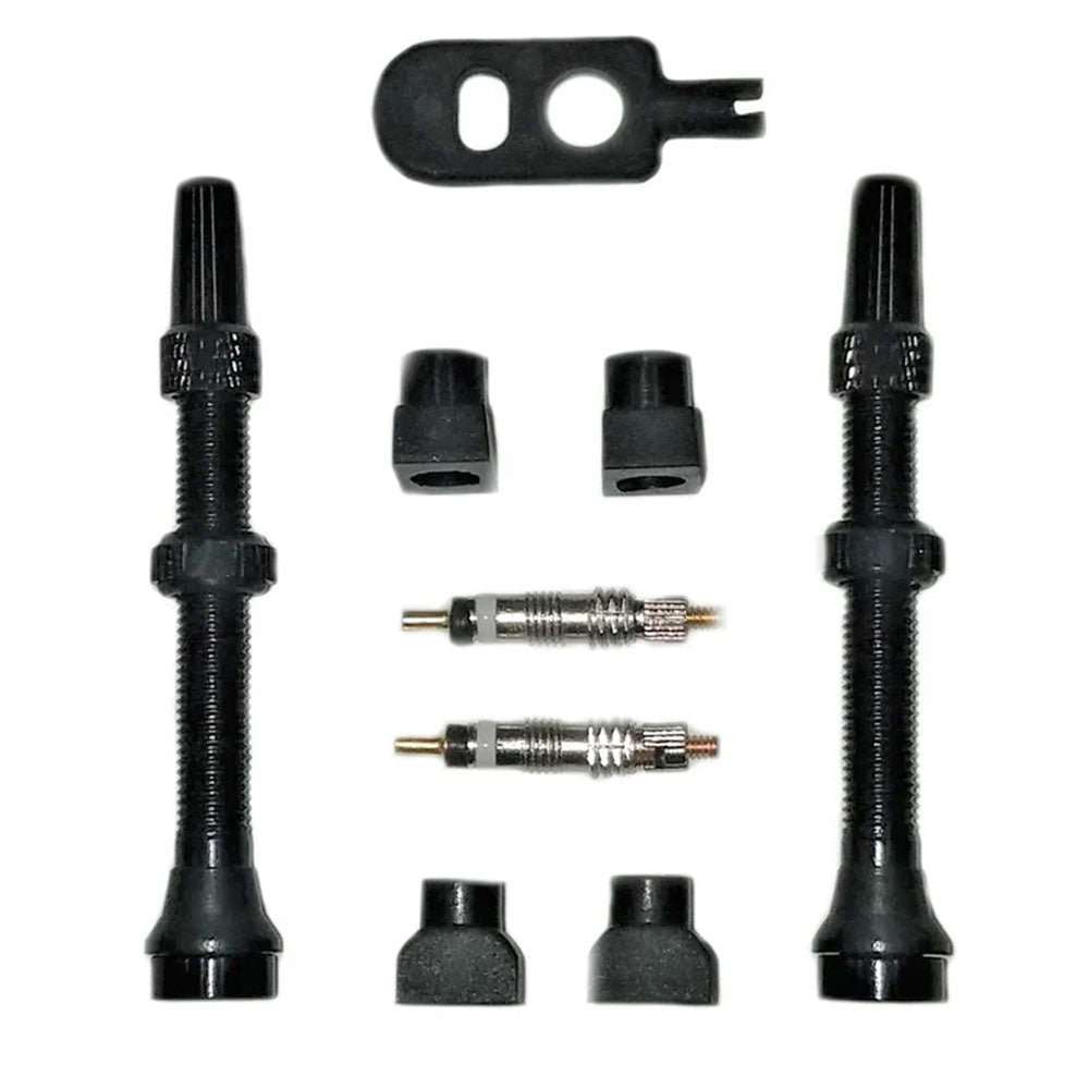 Black Ox Tubeless 40mm Valve Stem Kit Black 