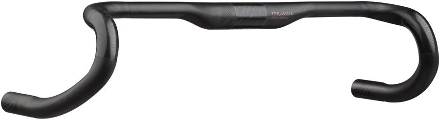 Teravail Feldspar Carbon Drop Handlebar - Carbon 31.8mm 44cm Black