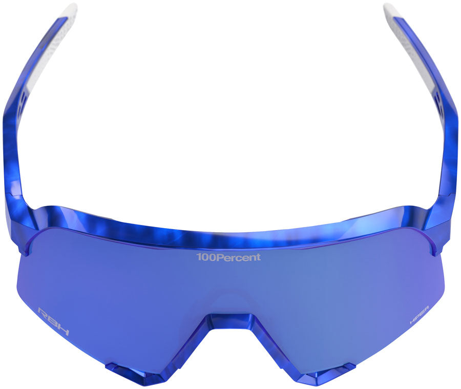 100% S3 Sunglasses - LE RBH Gloss Blue Holographic/Hiper Royal Blue Mirror Lens