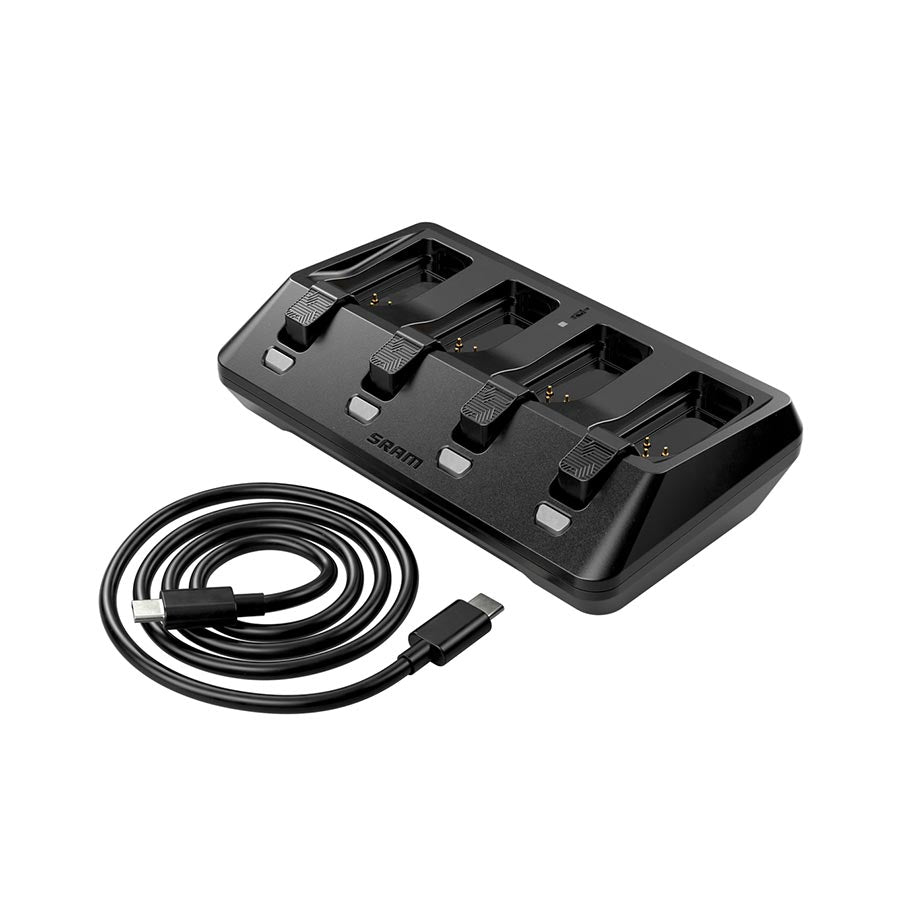 SRAM AXS and eTap Battery Charger and Cord 4-Port  >