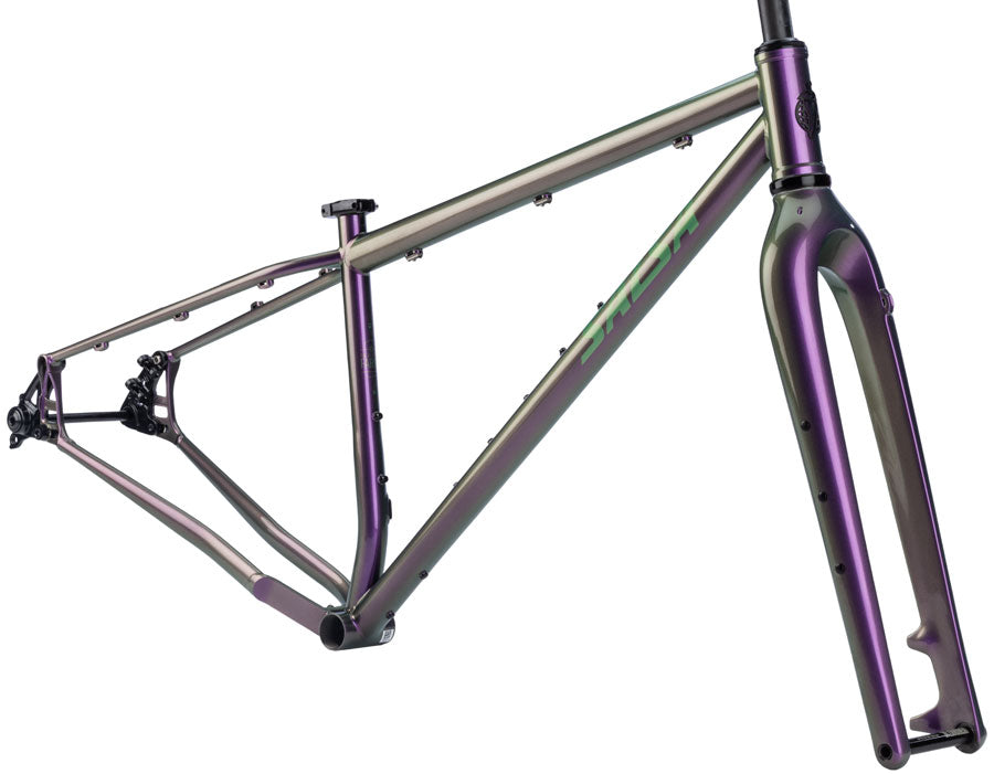Salsa Fargo 32 Frameset - 32" Steel Pearl Orchid Medium