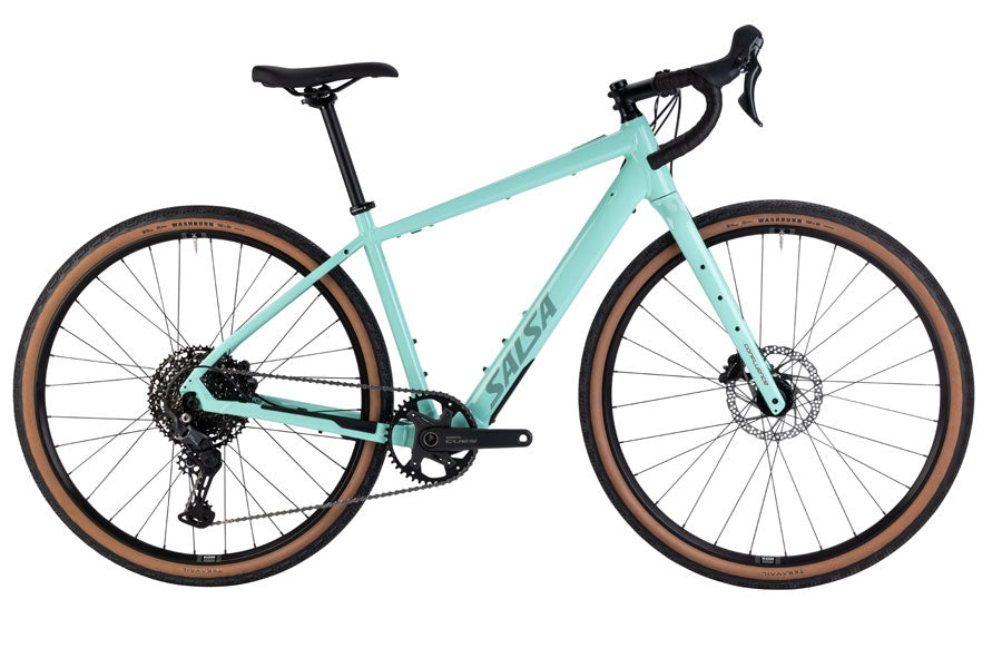 Salsa Confluence Drop Bar Cues 11 eBike - 700c Aluminum Spearmint Green 51cm