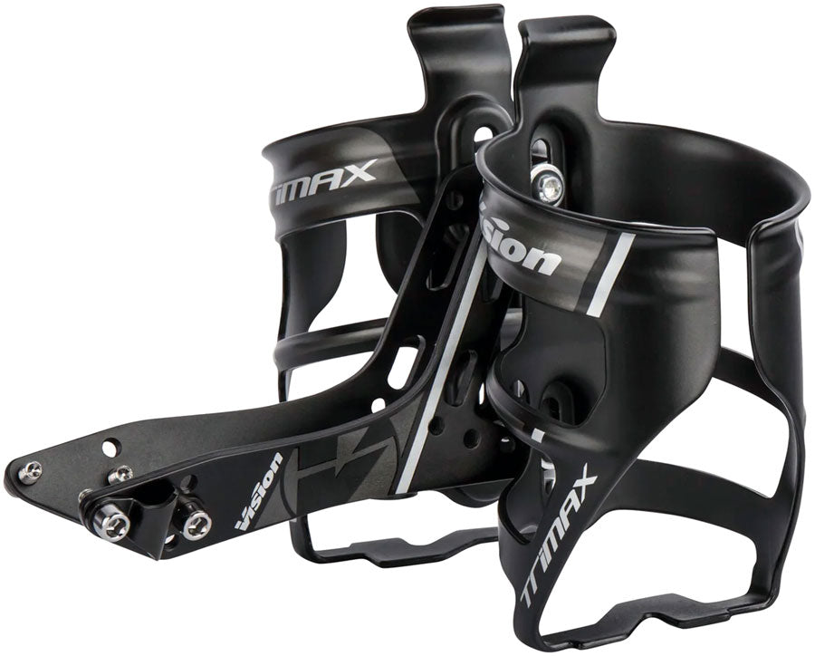 Vision TriMax Rear Hydration System Aero Mounting Dual Bottle Setup Triathlon Use – BLK