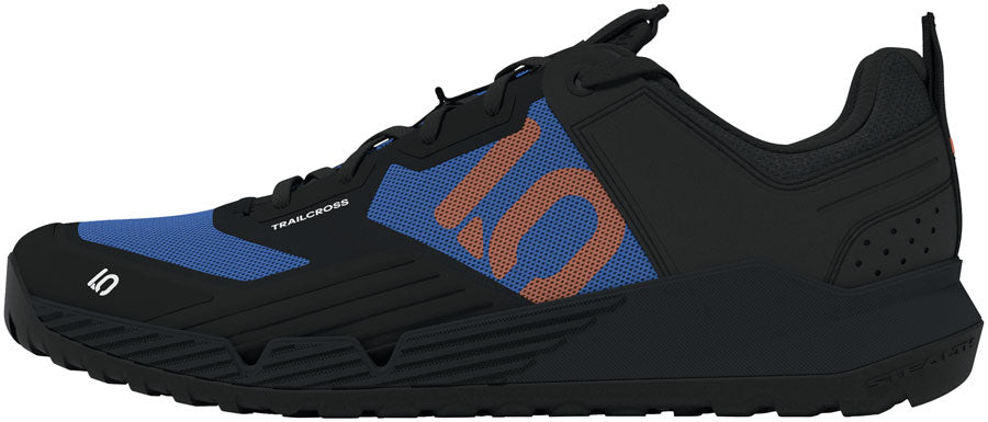 Five Ten Trailcross XT Flat Shoes - Men's Core BLK/Pure Orange/Ray Blue 12.5