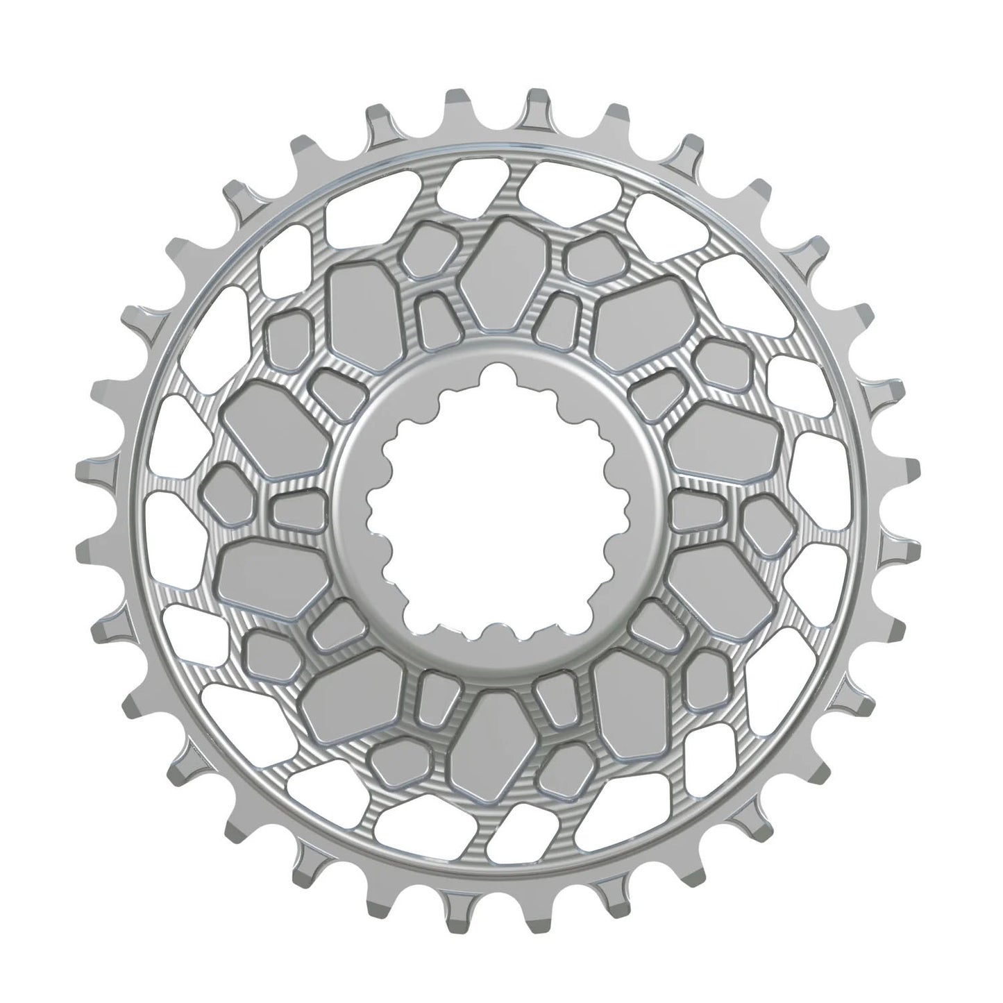 Works Components GEO Chainring SRAM 3-Bolt 30T Boost 3mm Slv