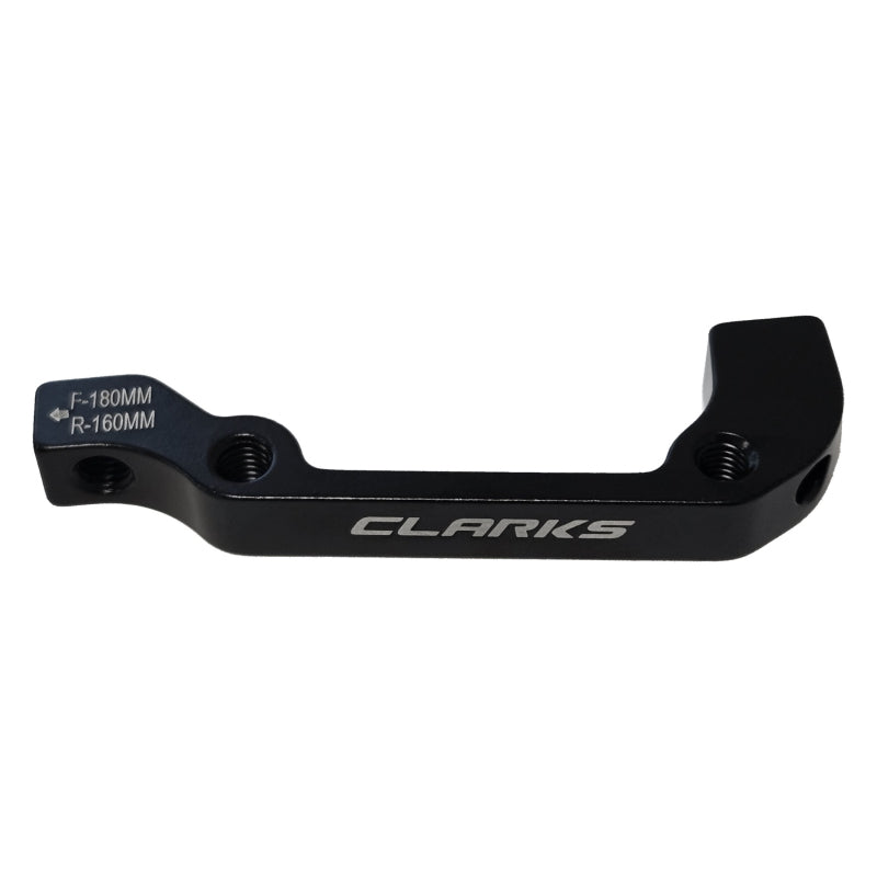 Clarks Disc Brake Adapter  160mm/180mm to 160mm IS Mount Post Mount Black 20mm