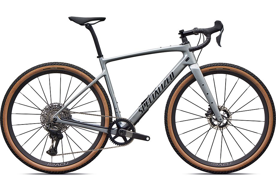 2027 Specialized Diverge Pro Ltd Bike Gloss Shadow Silver/Obsidian Metallic 49