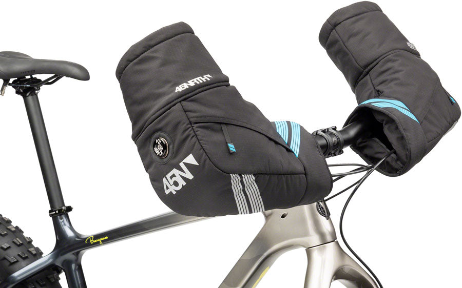 45NRTH Cobrafist Flat Bar Pogies - Black