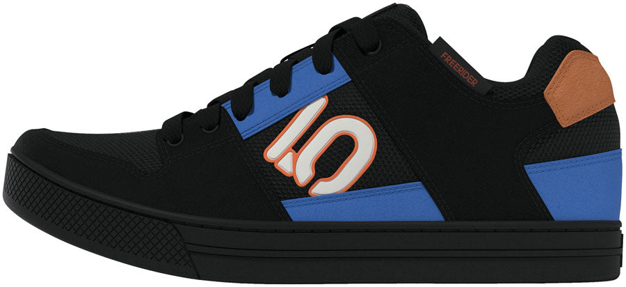 Five Ten Freerider Flat Shoes - Men's Core Black/Off White/Ray Blue 7.5
