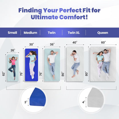 Home Bed Comfort with the Matrix Air-Cell Memory Foam Camping Mattress
