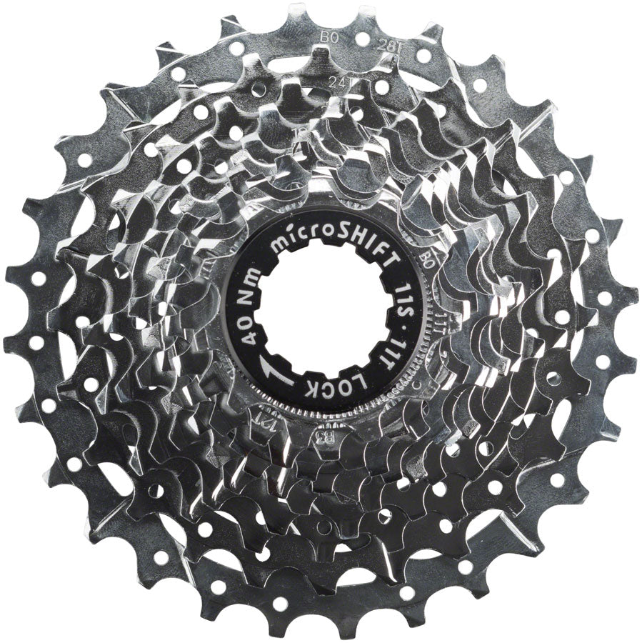 microSHIFT H11 Cassette - 11 Speed 11-25t Chrome Plated