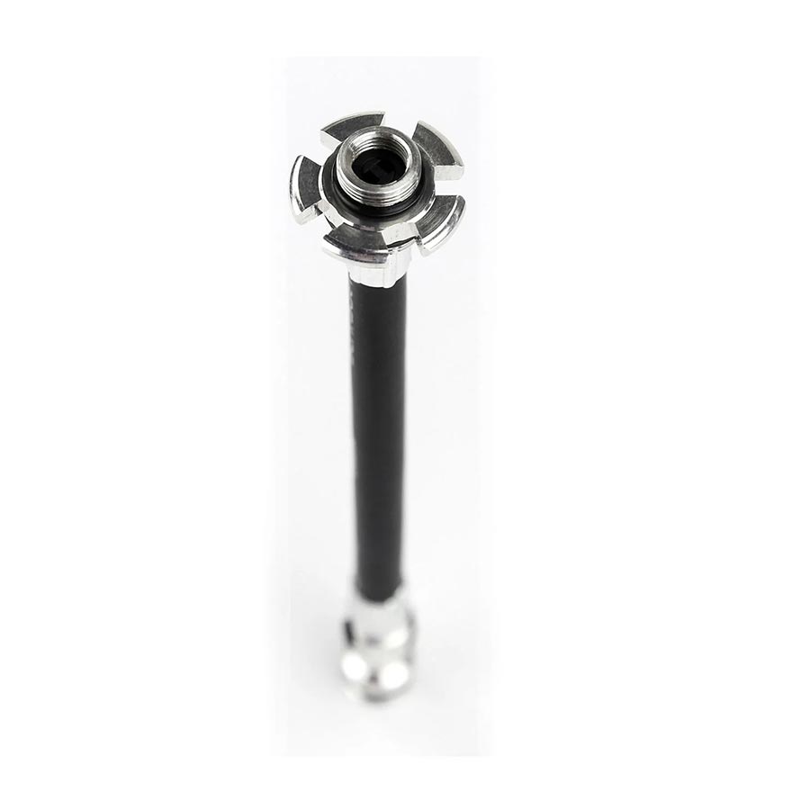 Lezyne ABS Pressure Drive Mini Frame Pump Small: Black/Polished Silver