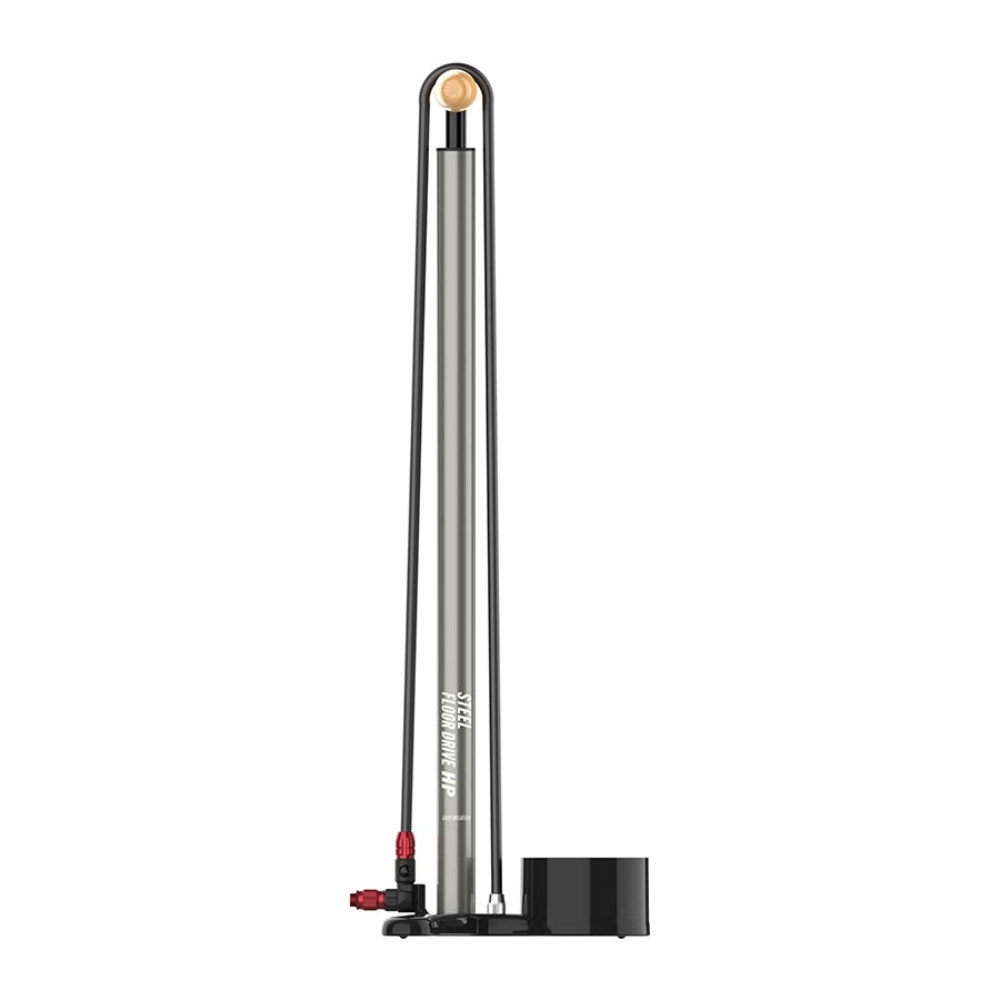Lezyne Steel Floor Drive 3.5 Pump - Gray