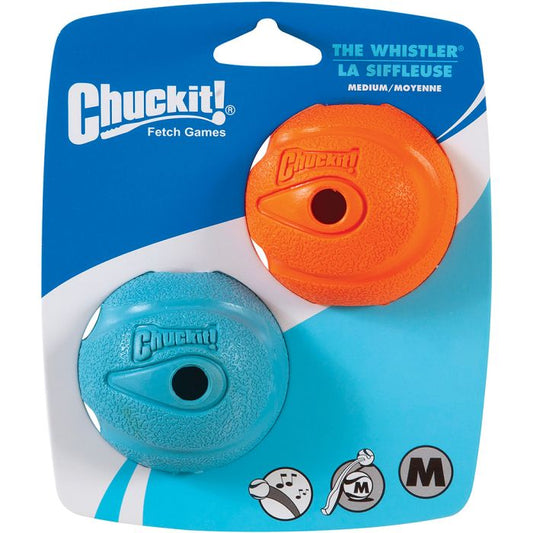 Chuckit! Medium Whistler Ball - 2-Pack