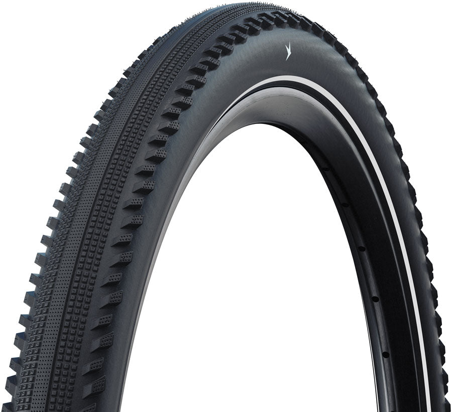 Schwalbe Motion Hurricane Tire - 650b x 57 / 27.5 x 2.25 Clincher Wire BLK/Reflex Standard RaceGuard Addix E-50