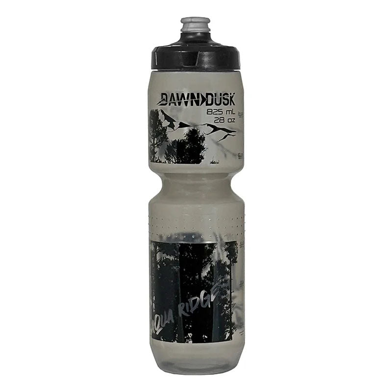 Dawn To Dusk Aqua Ridge Bottle Pop 'n Lock Black/Clear 28oz