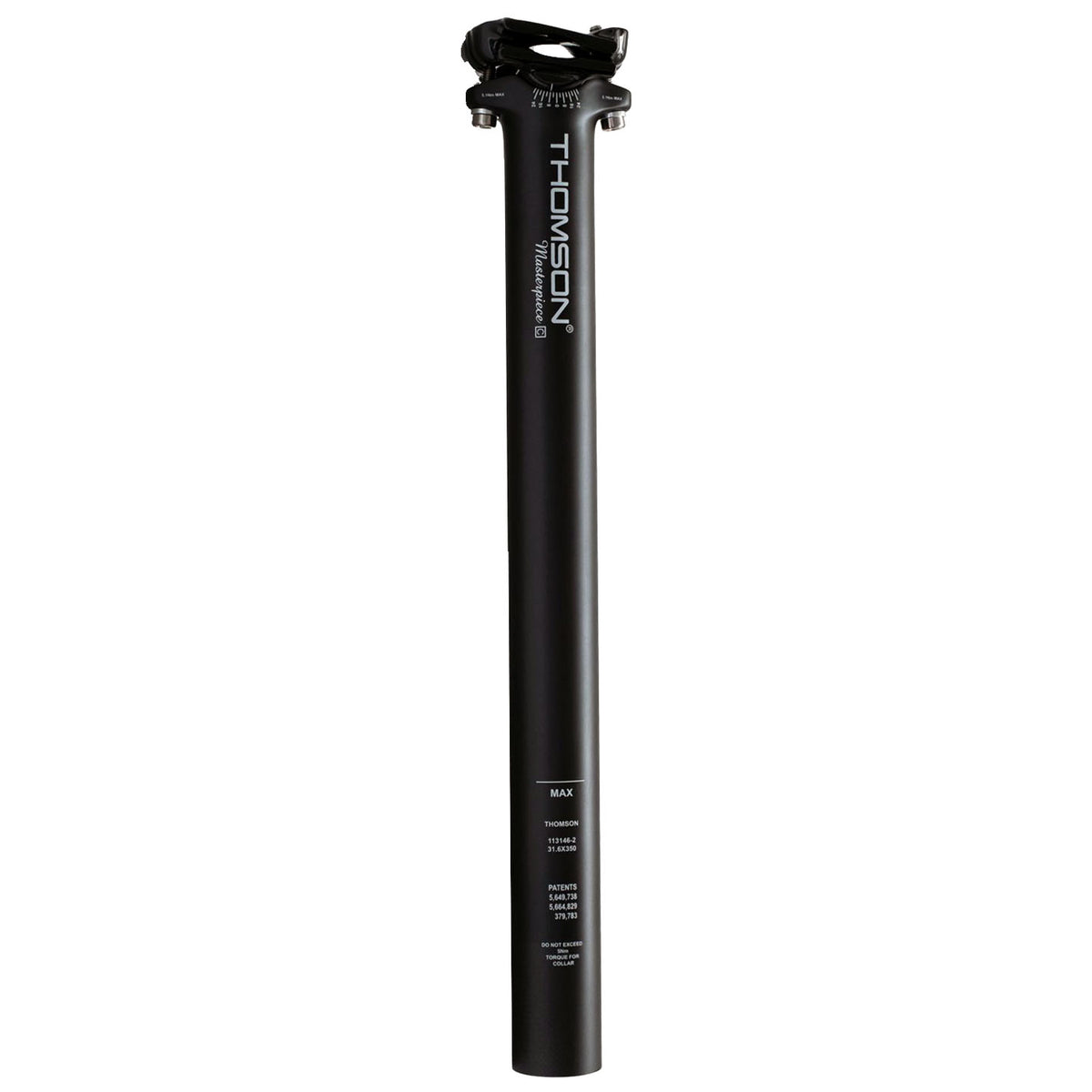 Thomson Carbon Masterpiece Seatpost 31.6 x 350mm Black