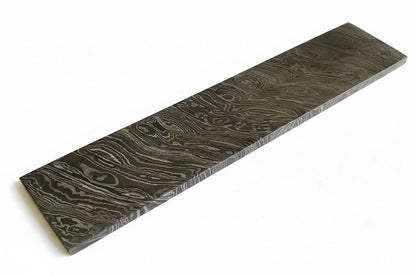 8 Inch Firestorm Pattern Damascus Steel Billet Bar Blank for Custom Knife Making