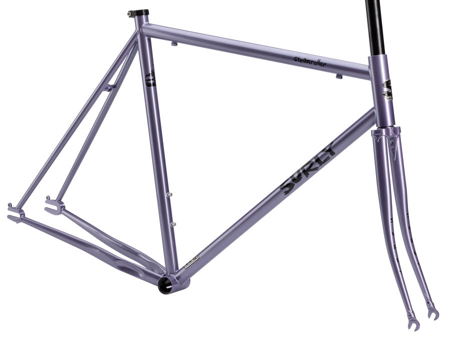 Surly Steamroller Frameset - 700c Steel Anxious Lavender 53cm