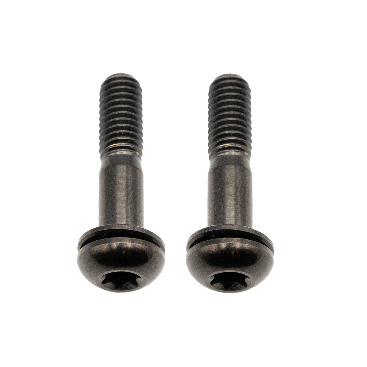 Better Bolts Titanium Flat Mount Bolt Kit 27mm Black 2/Count