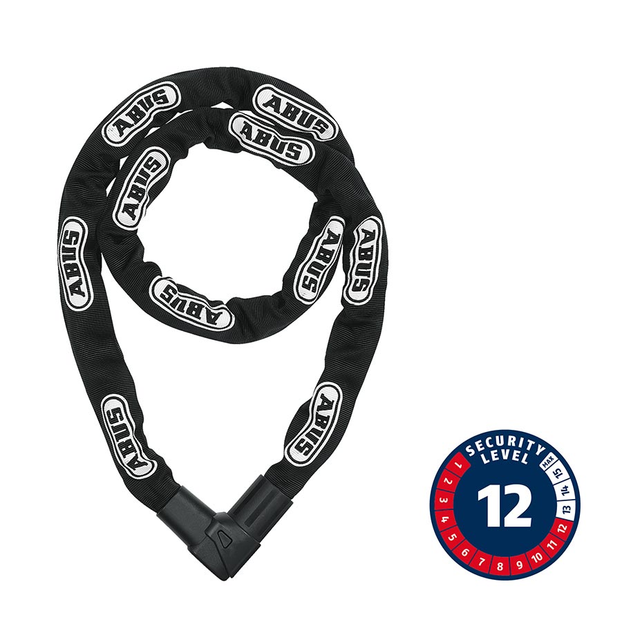 Abus CityChain Plus 1010K Chain Lock Key 9mm 170cm 5.6' Black