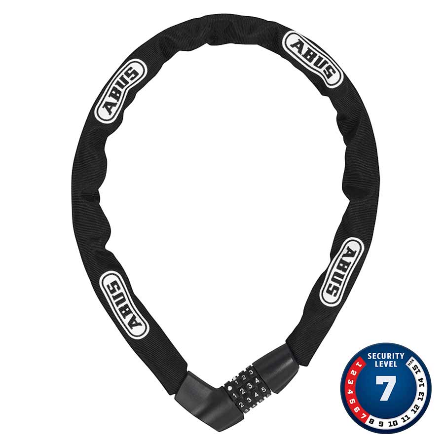Abus Tresor 1385 Chain Lock Combo 7mm 110cm 3.6' Black