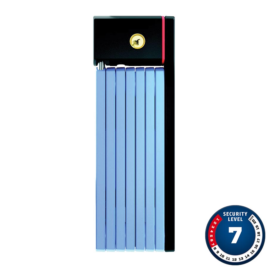 Abus Bordo Big uGrip 5700 Folding Lock Key 100cm 3.3' 5mm Blue