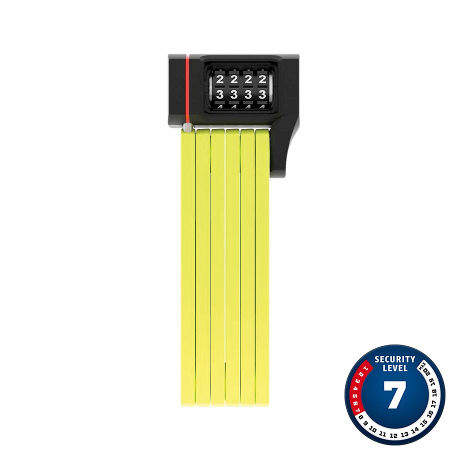 Abus Bordo uGrip 5700C Folding Lock Combination 80cm 2.6' 5mm Green