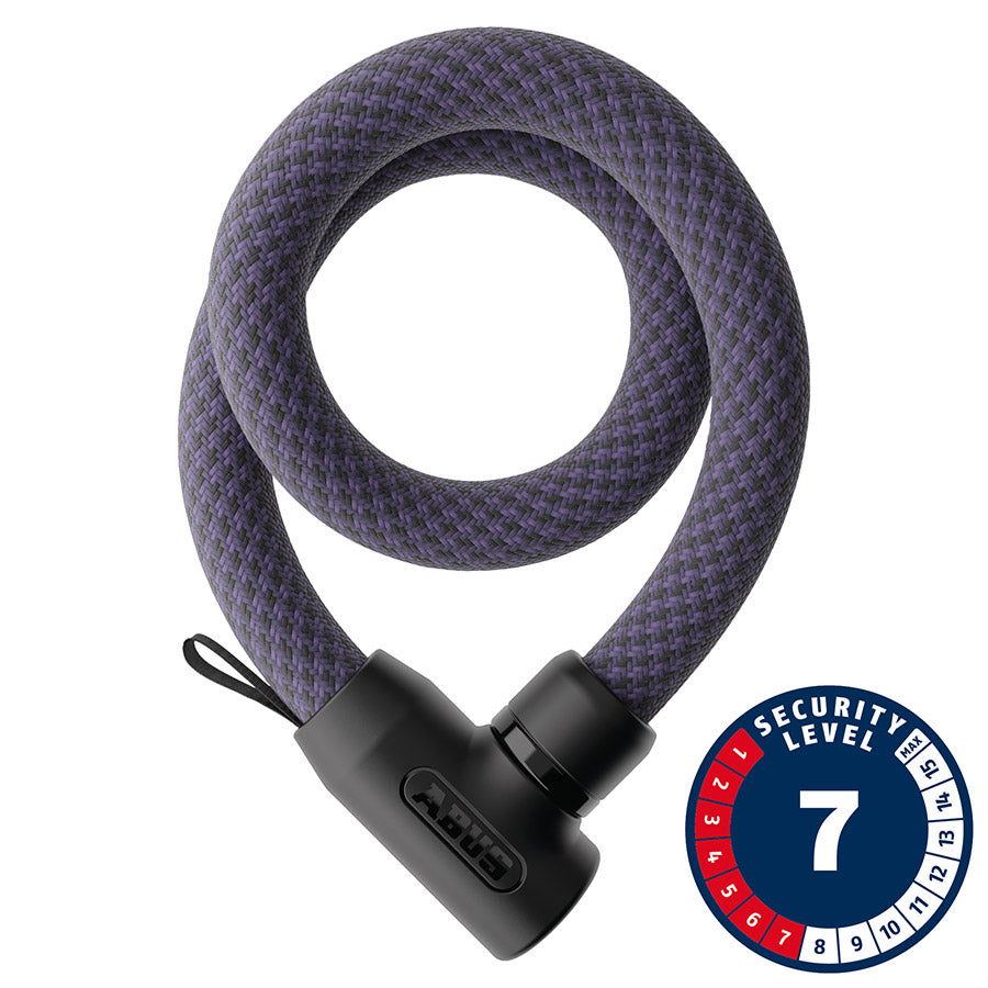 ABUS kettingslot YARNIT 4004K - lichtgewicht textielslot voor veiligheid op fietsen en e-scooters - flexibel fietsslot met veiligheidsniveau 7 - lengte 140 cm, zwart ABUS kettingslot YARNIT 4004K - lichtgewicht textielslot voor veiligheid op fietsen en e-scooters - flexibel fietsslot met veiligheidsniveau 7 - lengte 140 cm, zwart