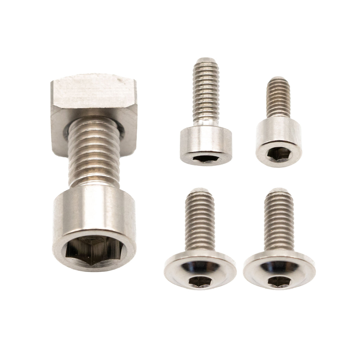Better Bolts Fox 36 Fork Ti Bolt Kit 2021-2025 Grip Silver 6/Ct